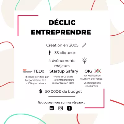 Visuel de l'association Déclic Entreprendre