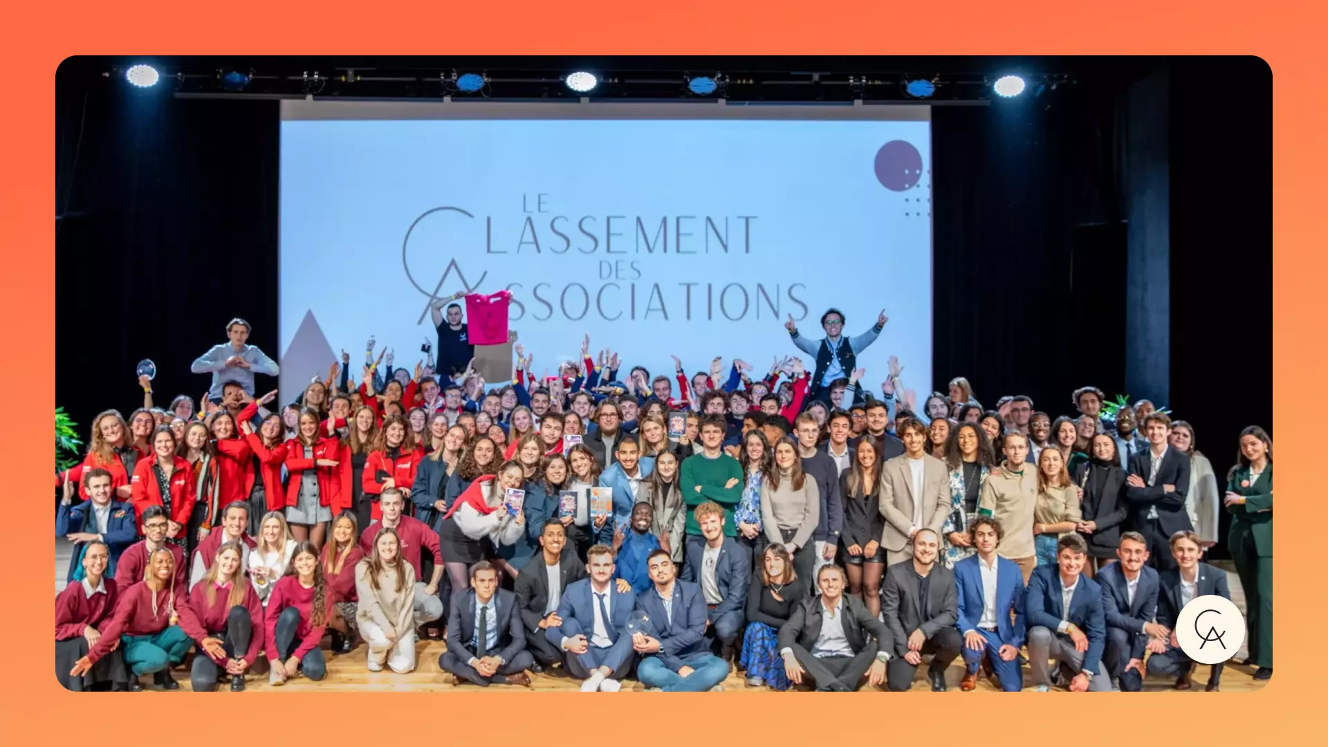 Photo de groupe lors de la cérémonie finale