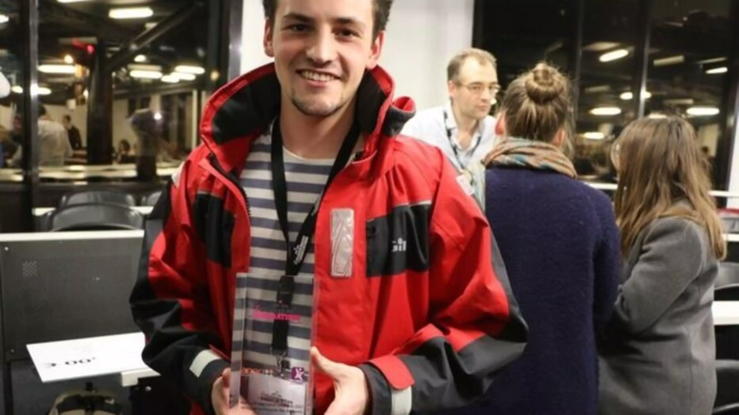Louis, président de l'asso de la Course Croisière Edhec qui revient au sommet cette année